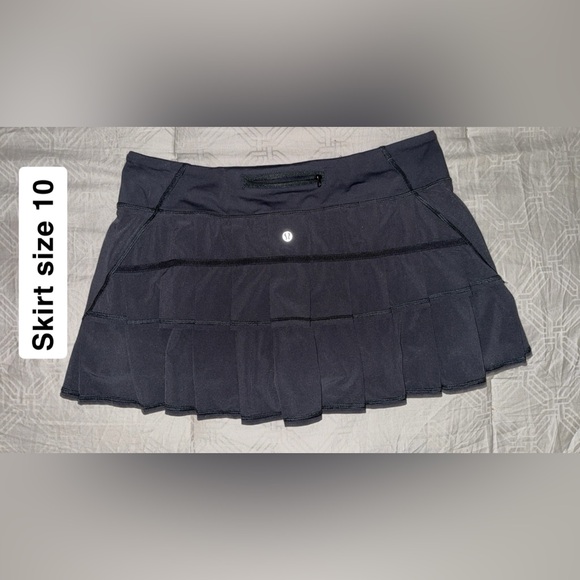 lululemon athletic black Skirt - Picture 1 of 2